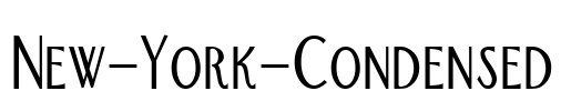 New-York-Condensed Font Image