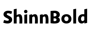 ShinnBold Font Image