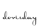 DorisDay Font Image