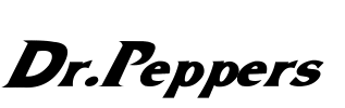 Dr.Peppers Font Image