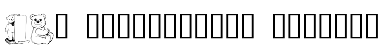 LCR Prestigious Teddies Font Image