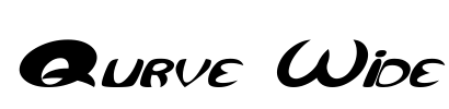 Qurve Wide Font Image