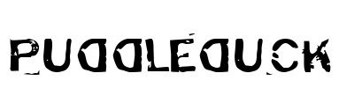 Puddleduck Font Image