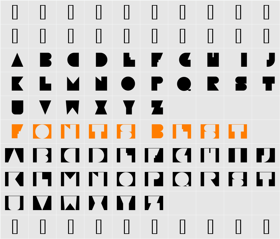 Paulistana Maraba Character Map