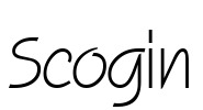Scogin Font Image