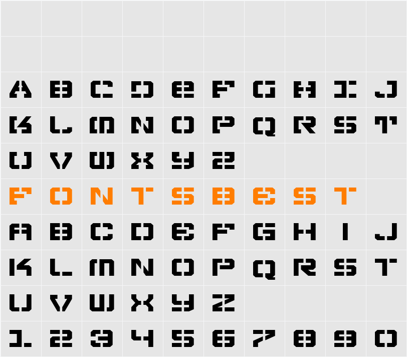 Vyper Expanded Character Map