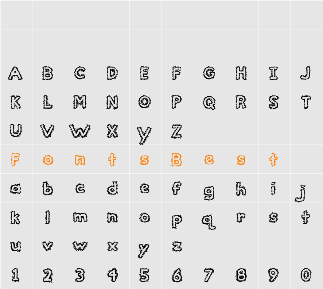 the beautiful ones Character Map