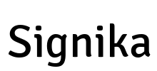 Signika Font Image