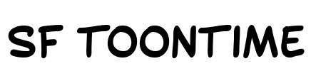 SF Toontime Font Image