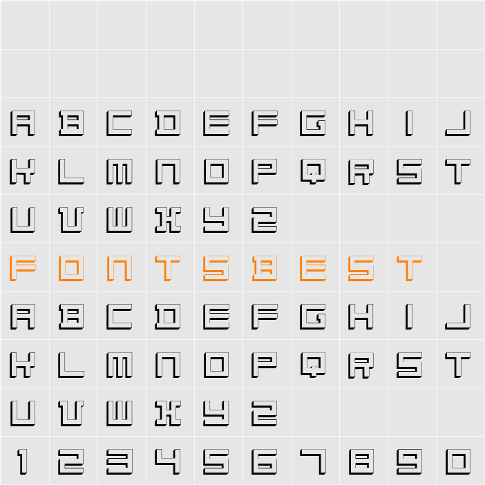 Konstructiv Character Map