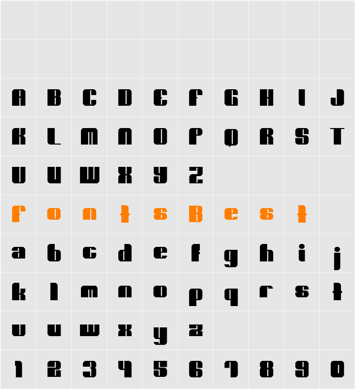 Kool Character Map