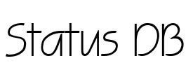 Status DB Font Image