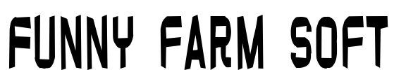 Funny farm soft Font Image