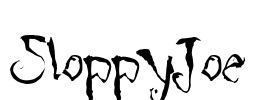 SloppyJoe Font Image