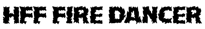 HFF Fire Dancer Font Image