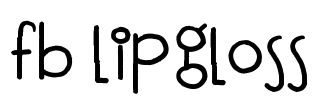 FB Lipgloss Font Image