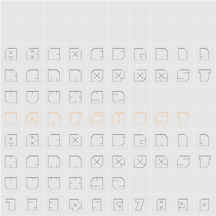 andrefist Character Map