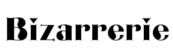 Bizarrerie Font Image