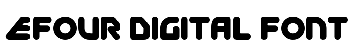 EFour Digital Font Font Image