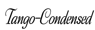 Tango-Condensed Font Image