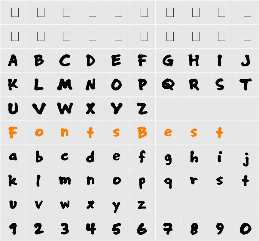 nusaliver Character Map