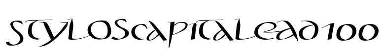 StylosCapitaleAD100 Font Image