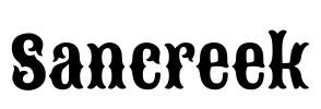 Sancreek Font Image