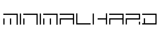 MINIMALHARD Font Image