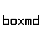 boxmd Font Image