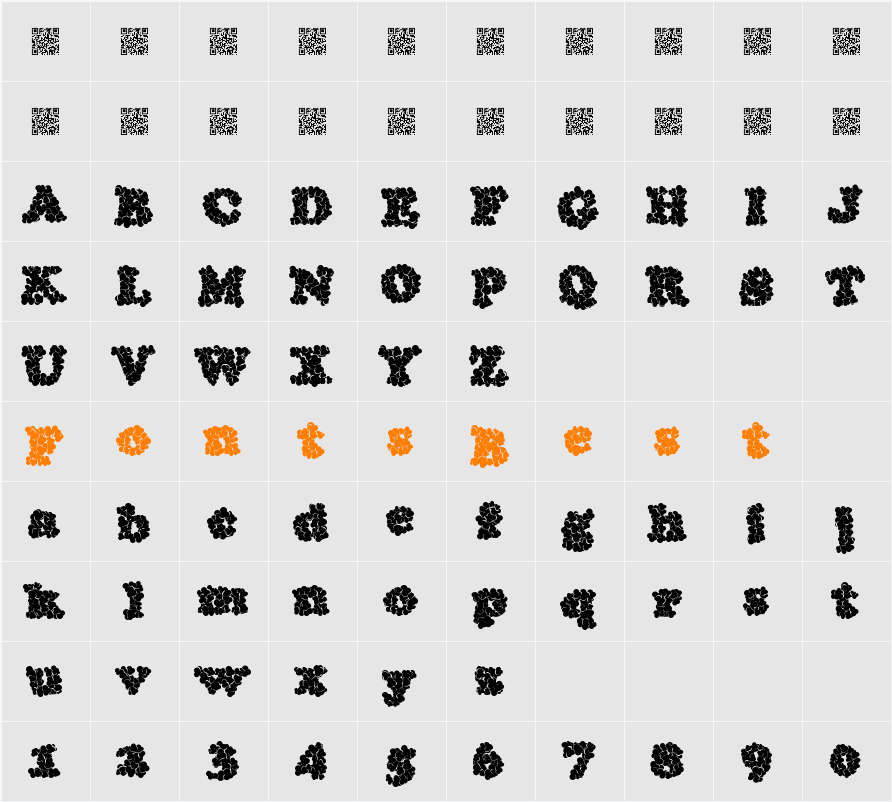 ThunderHead Character Map