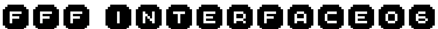FFF Interface06 Font Image