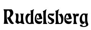 Rudelsberg Font Image