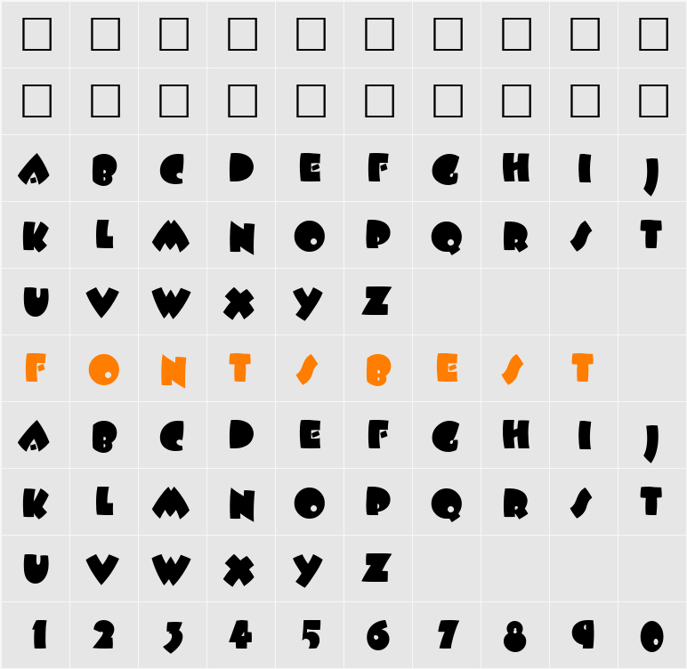 PT Lampoon Character Map
