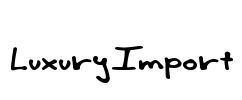 LuxuryImport Font Image