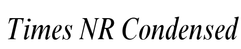 Times NR Condensed