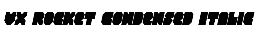 VX Rocket Condensed Italic