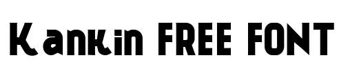 Kankin FREE FONT Font Image
