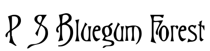 PS Bluegum Forest Font Image