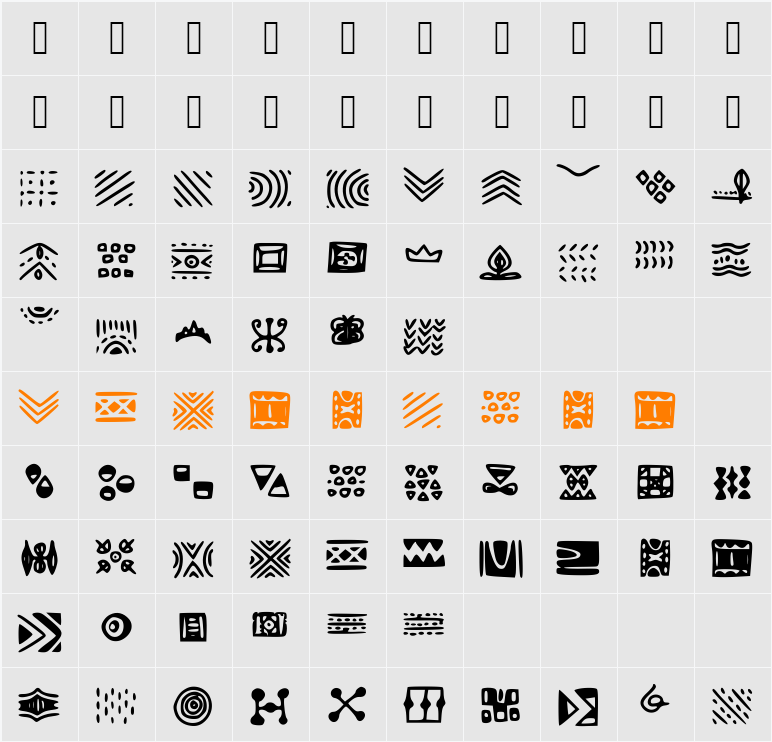 Patternify Character Map