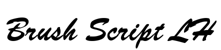 Brush Script LH