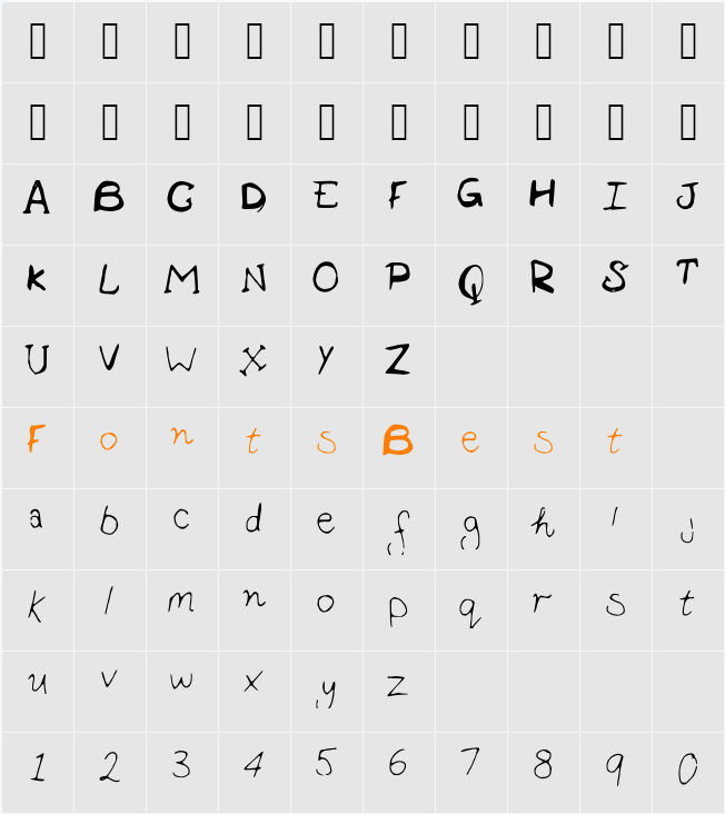X_Is_My_Life Character Map