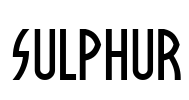 Sulphur Font Image