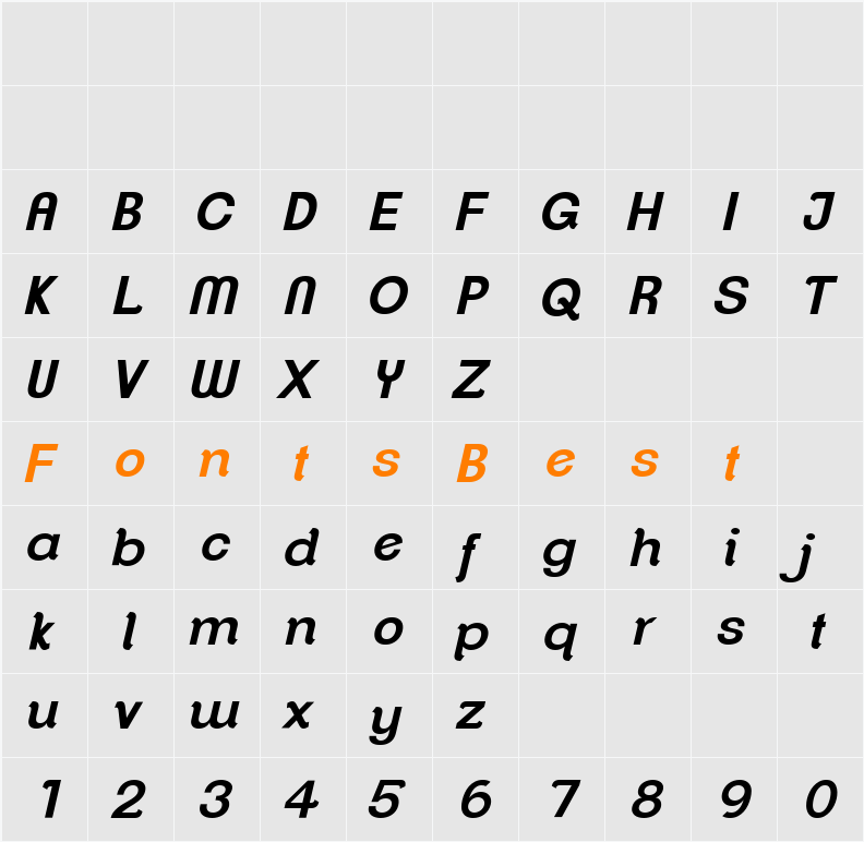 ClementePDal Character Map
