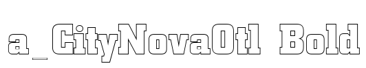 a_CityNovaOtl Bold