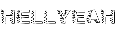 HellYeah Font Image