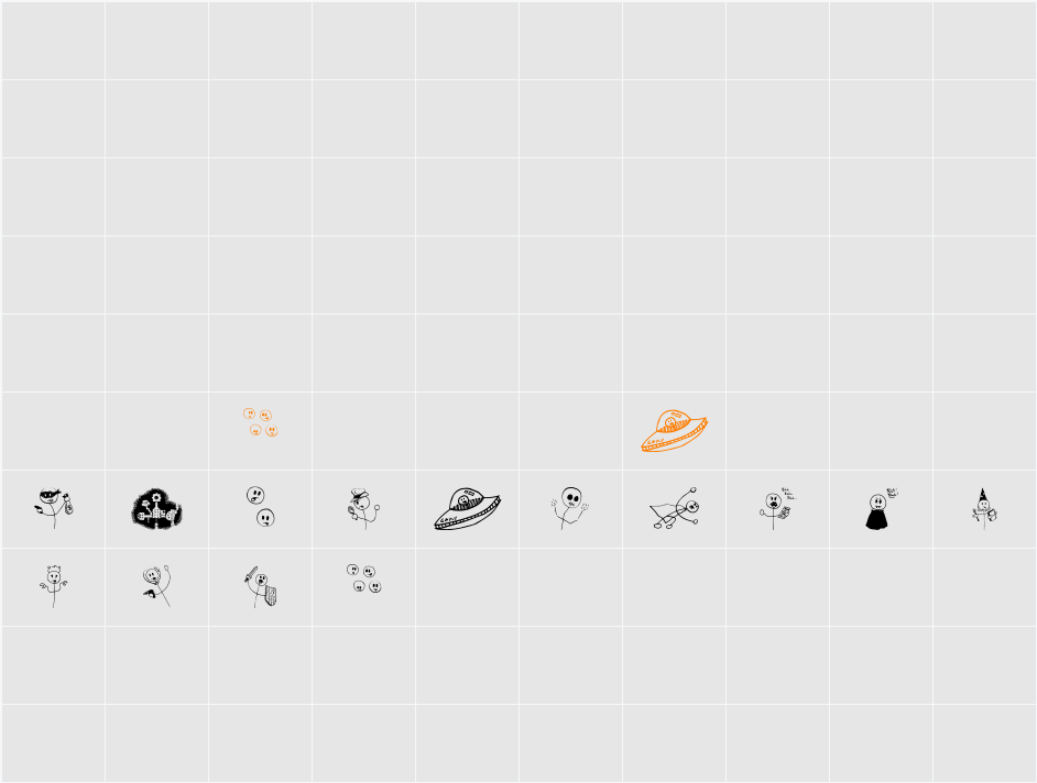Risus LCB Dingbats Character Map