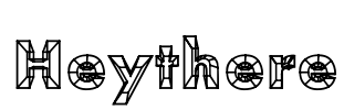 Heythere Font Image