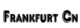 Frankfurt Cn Font Image