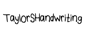 TaylorSHandwriting