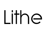 Lithe Font Image